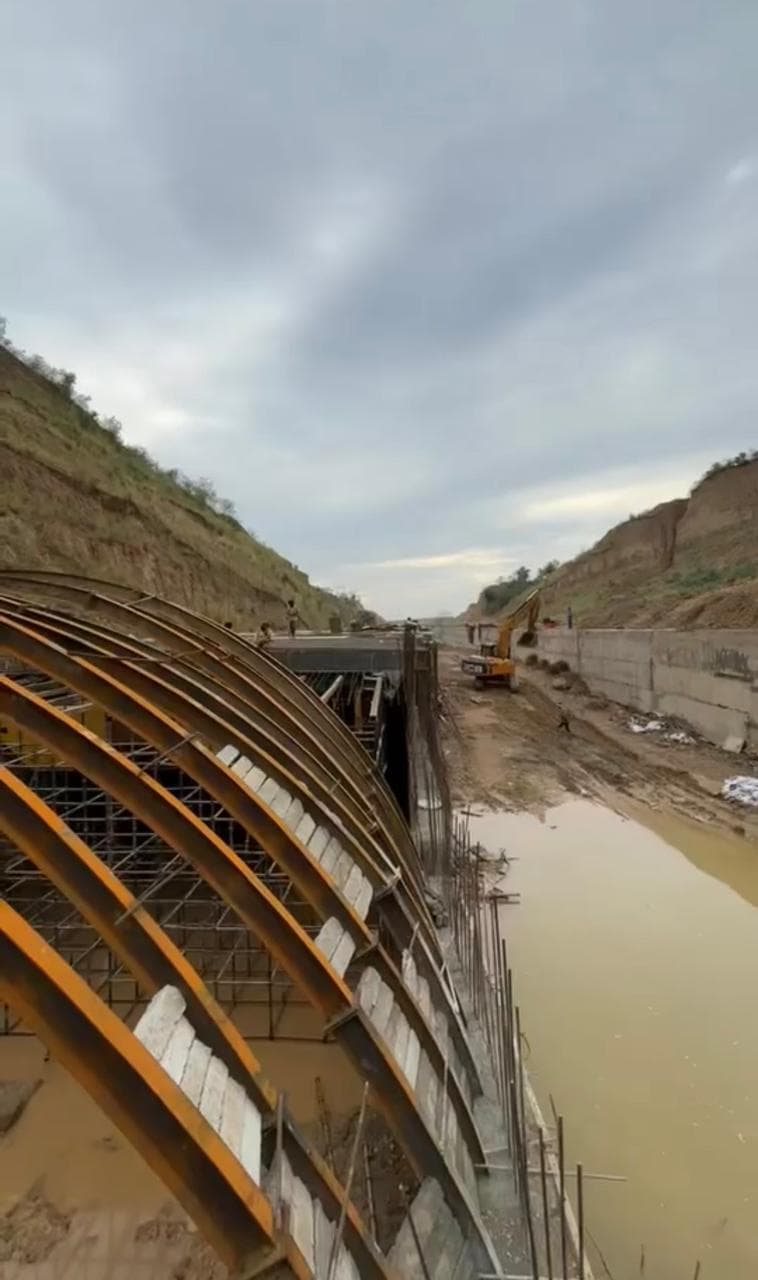Box culvert arch formwork — WanX Infra project