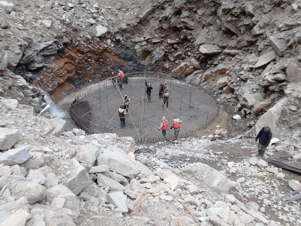 Circular well foundation — WanX Infra project