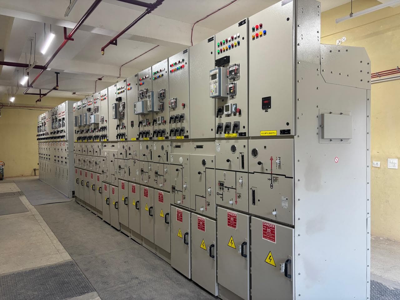 Electrical switchgear room — WanX Infra project