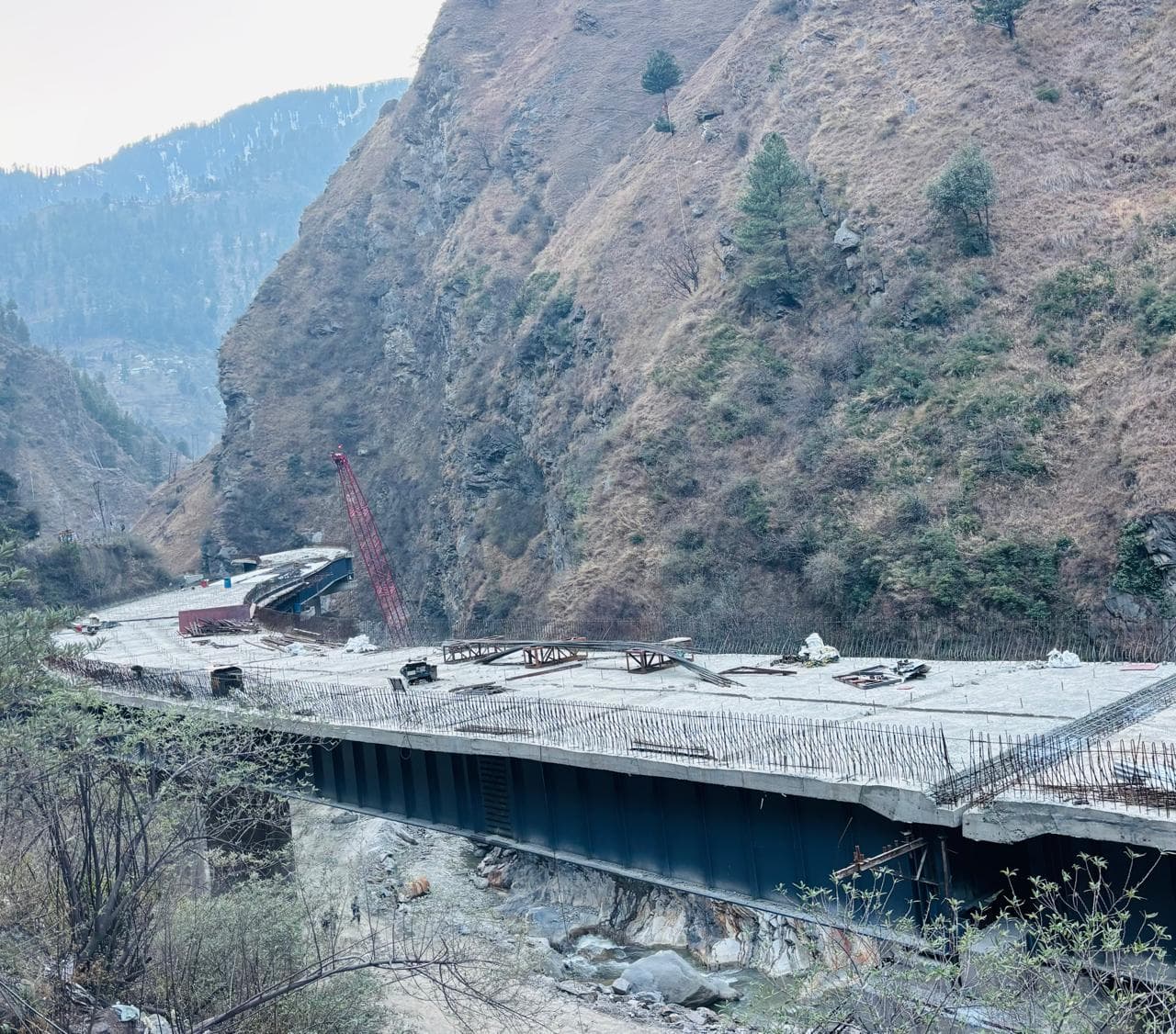 Mountain bridge deck girders — WanX Infra project