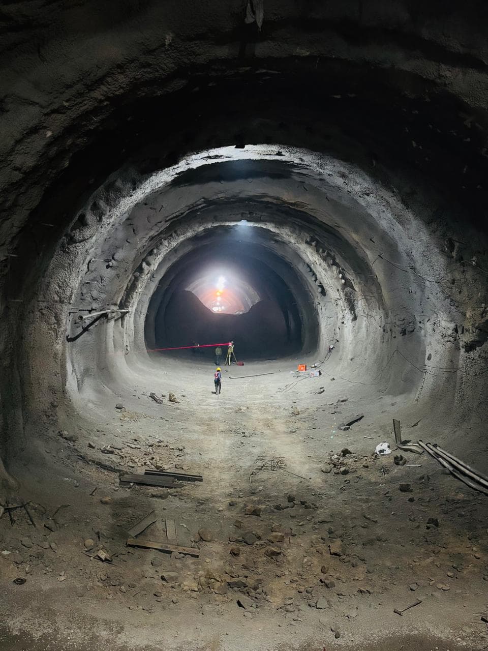 Tunnel bore survey — WanX Infra project